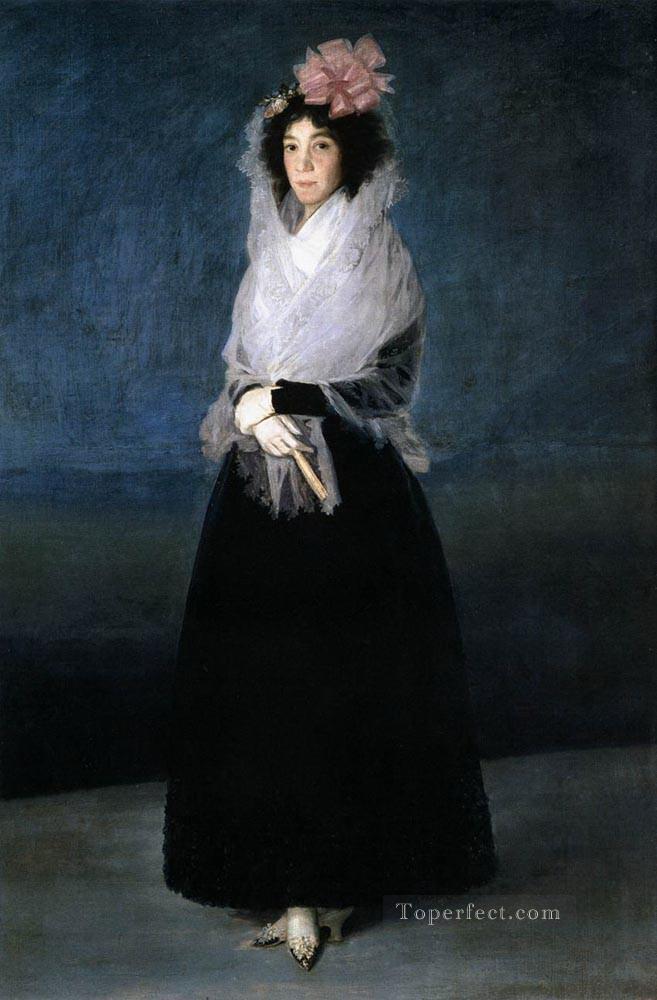 La Marquesa de la Solana retrato Francisco Goya Pintura al óleo